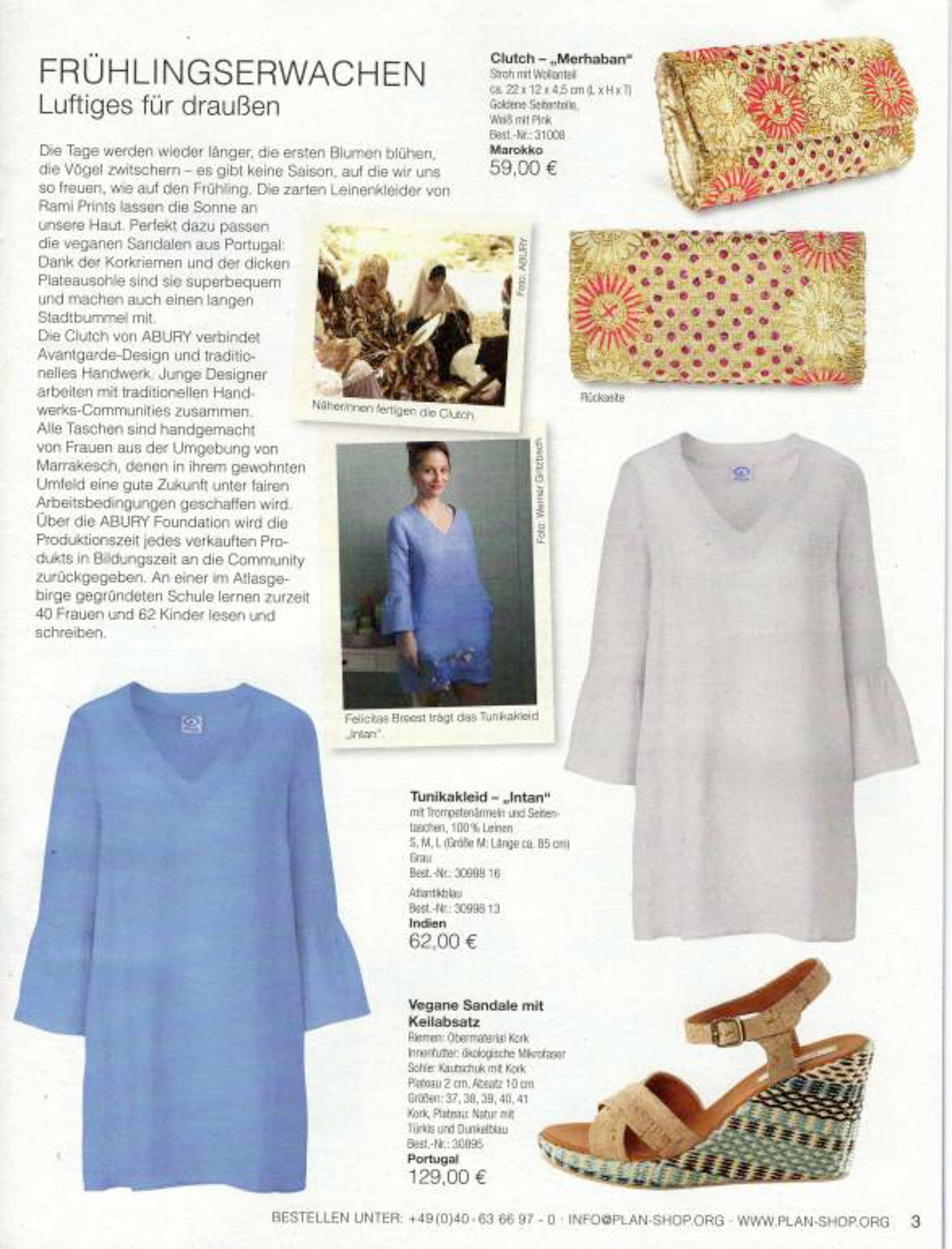 ABURY Rumor Straw Clutch Bag featured in the Planshop Magazine