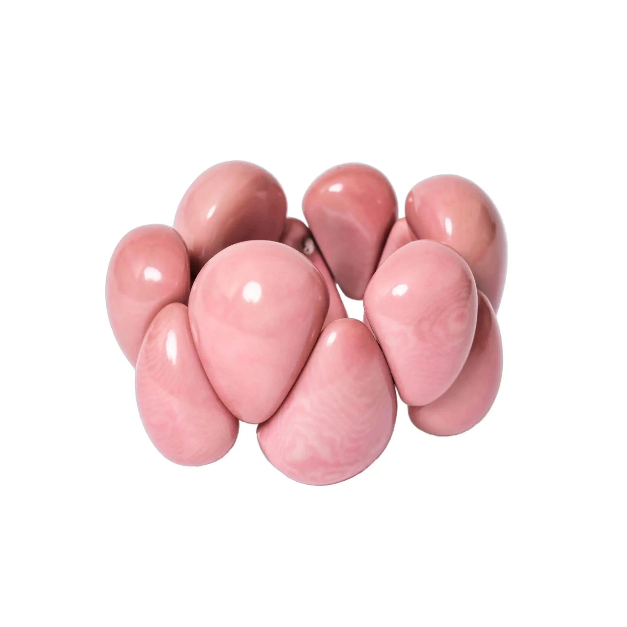Rosafarbenes Tagua Armband