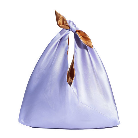 Floral Evening Clutch Bag in Purple