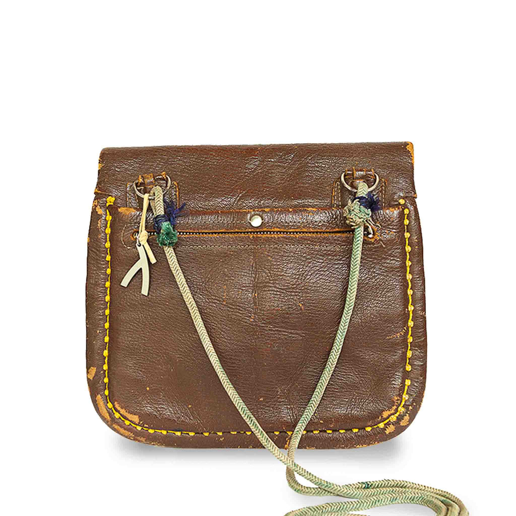 Vintage Leather Berber Bag Malika