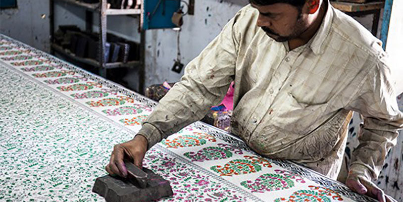 artisan block-printing in india