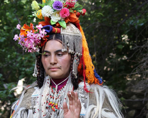 The Floral Headdresses of the Brokpa Community in Ladakh - The Last Aryans