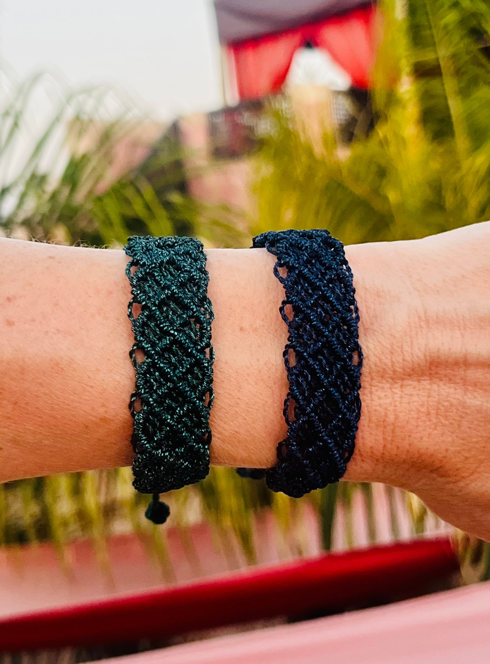 "Evening Glam" geflochtenes Armband