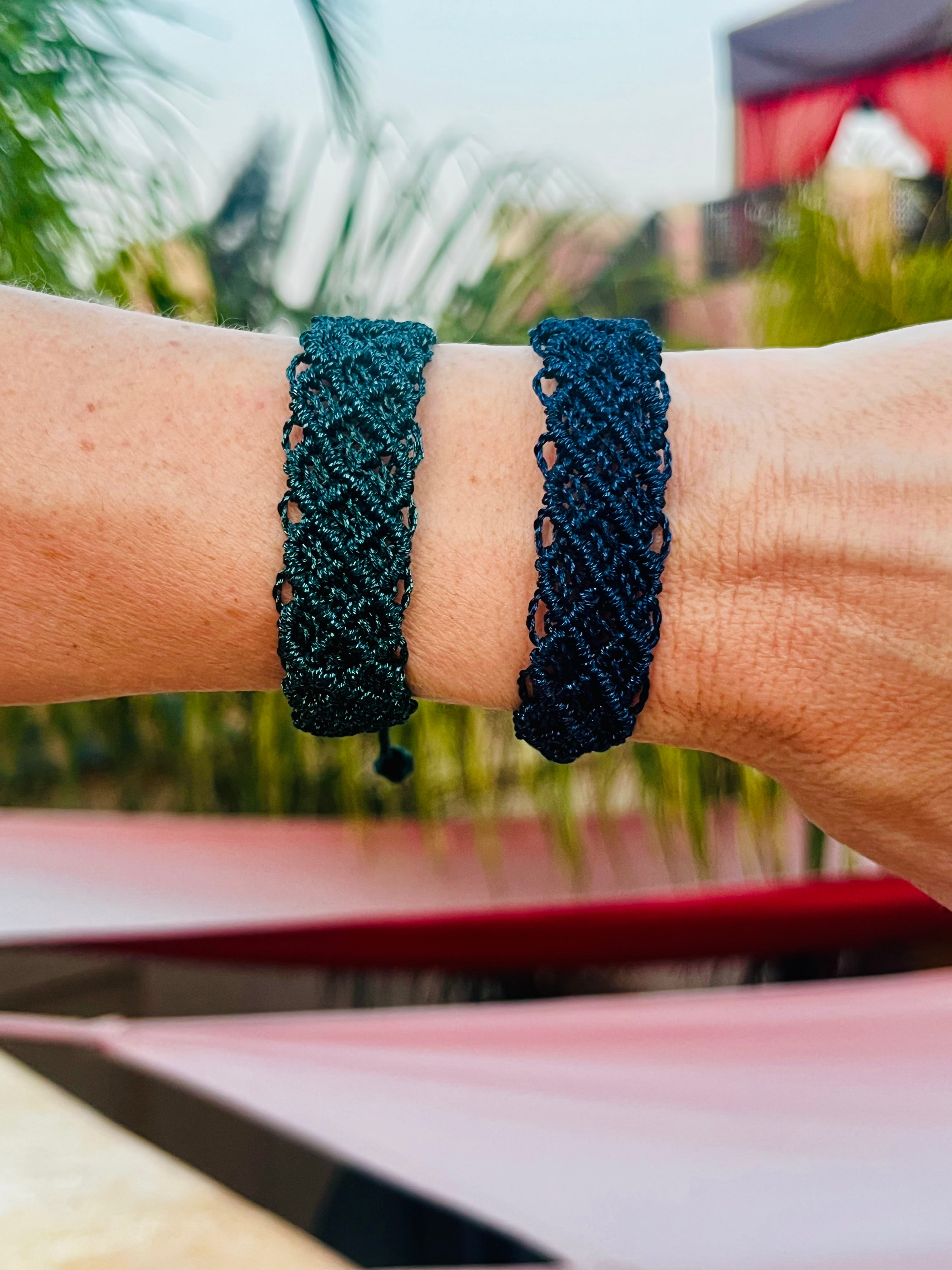 "Evening Glam" geflochtenes Armband
