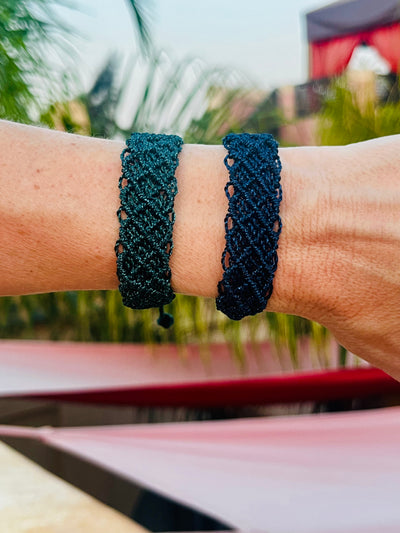 "Evening Glam" geflochtenes Armband
