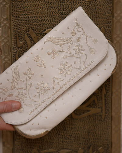 Bestickte Lovebirds Clutch