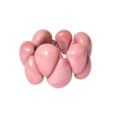 Rosafarbenes Tagua Armband #farbe_rosa #color_rose