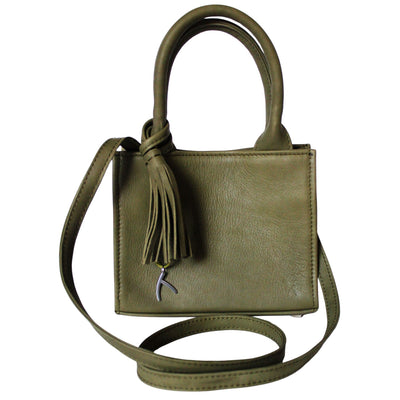 Khakifarbene Mini Tote Bag #farbe_khaki
