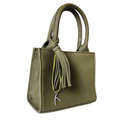 Khakifarbene Mini Tote Bag #farbe_khaki