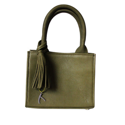 Khakifarbene Mini Tote Bag #farbe_khaki