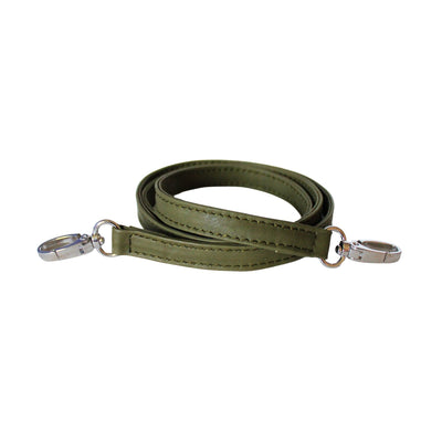 Träger des khakifarbenen „Mini Tote Bags”  #farbe_khaki