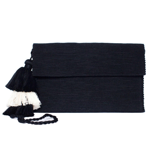 Lovebirds Evening Clutch Bag in Black