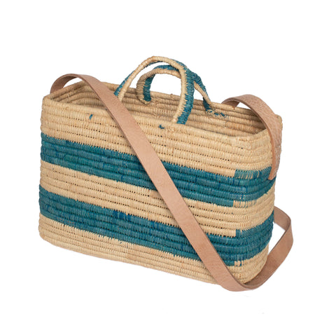 Raffia Summer Basket Bag in Nature
