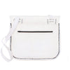 back view of white and black embroidered ABURY Leather Berber Shoulder Bag