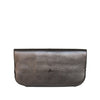 back side black abury floral clutch bag