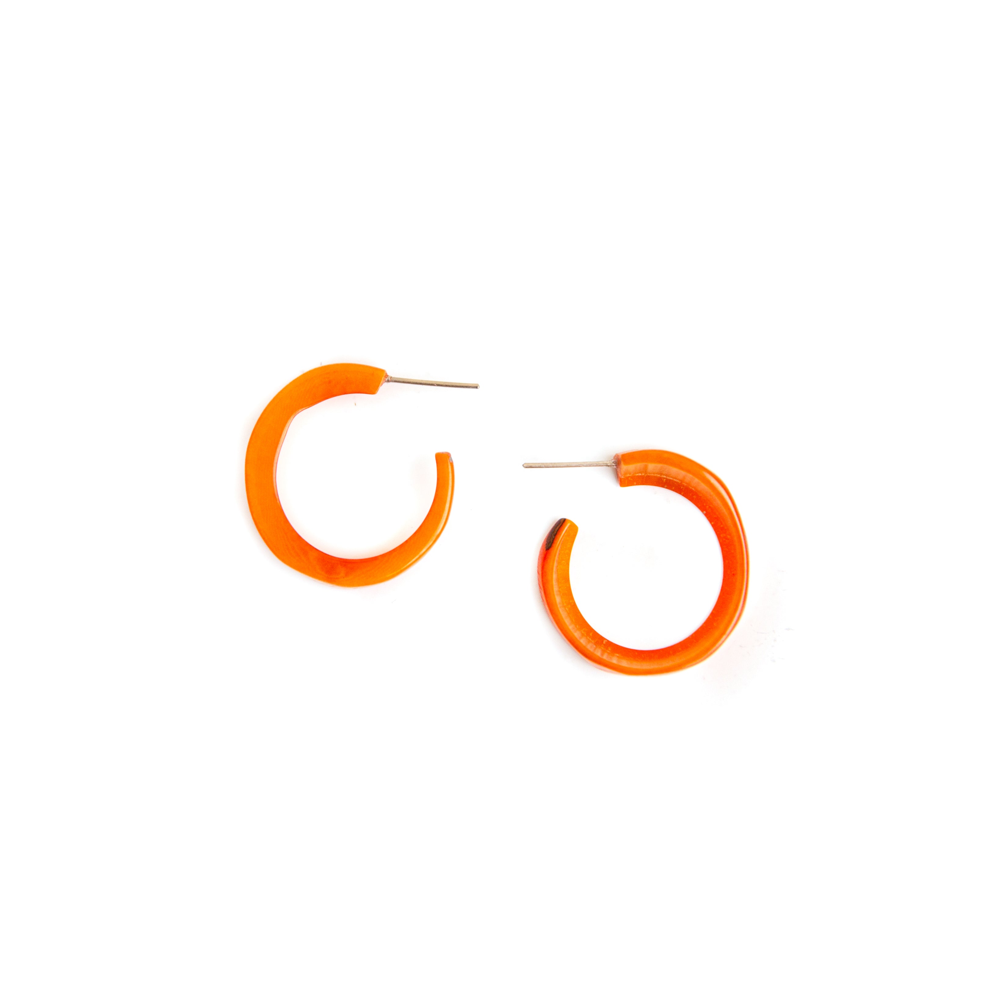 Kleine Tagua Creolen