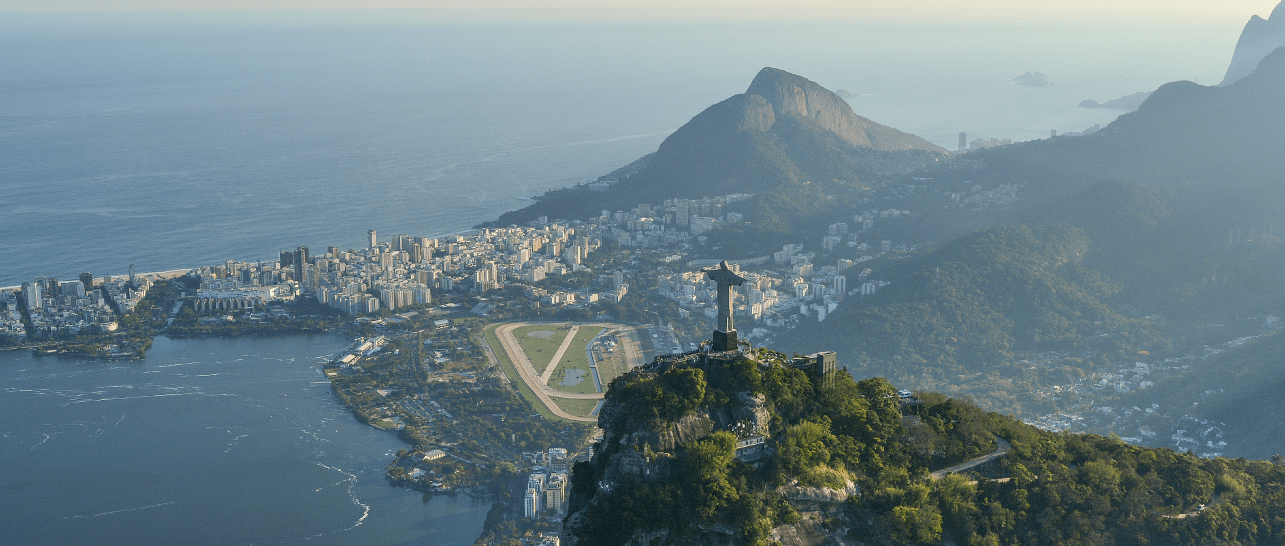 picture of rio de janeiro from above
