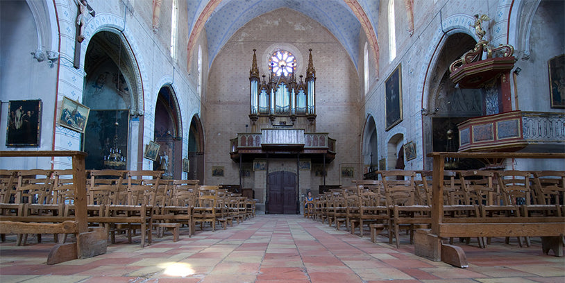 romanian church from inside